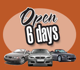 Open 6 days